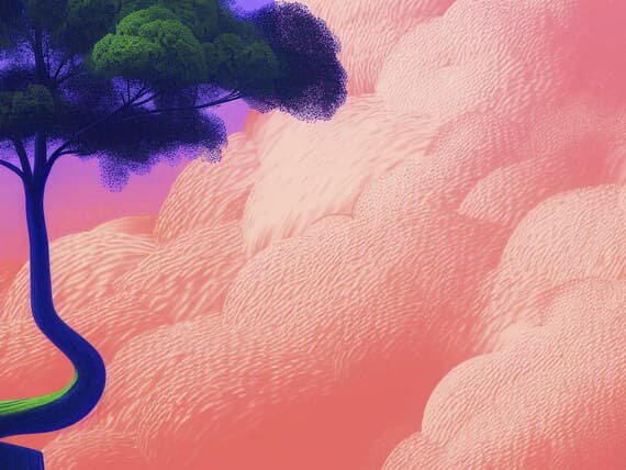 Valley of Green Giants Art Print