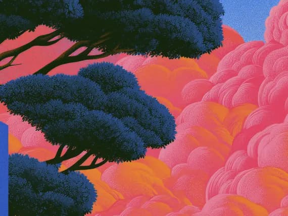 Infinity Cloud Terrace Art Print